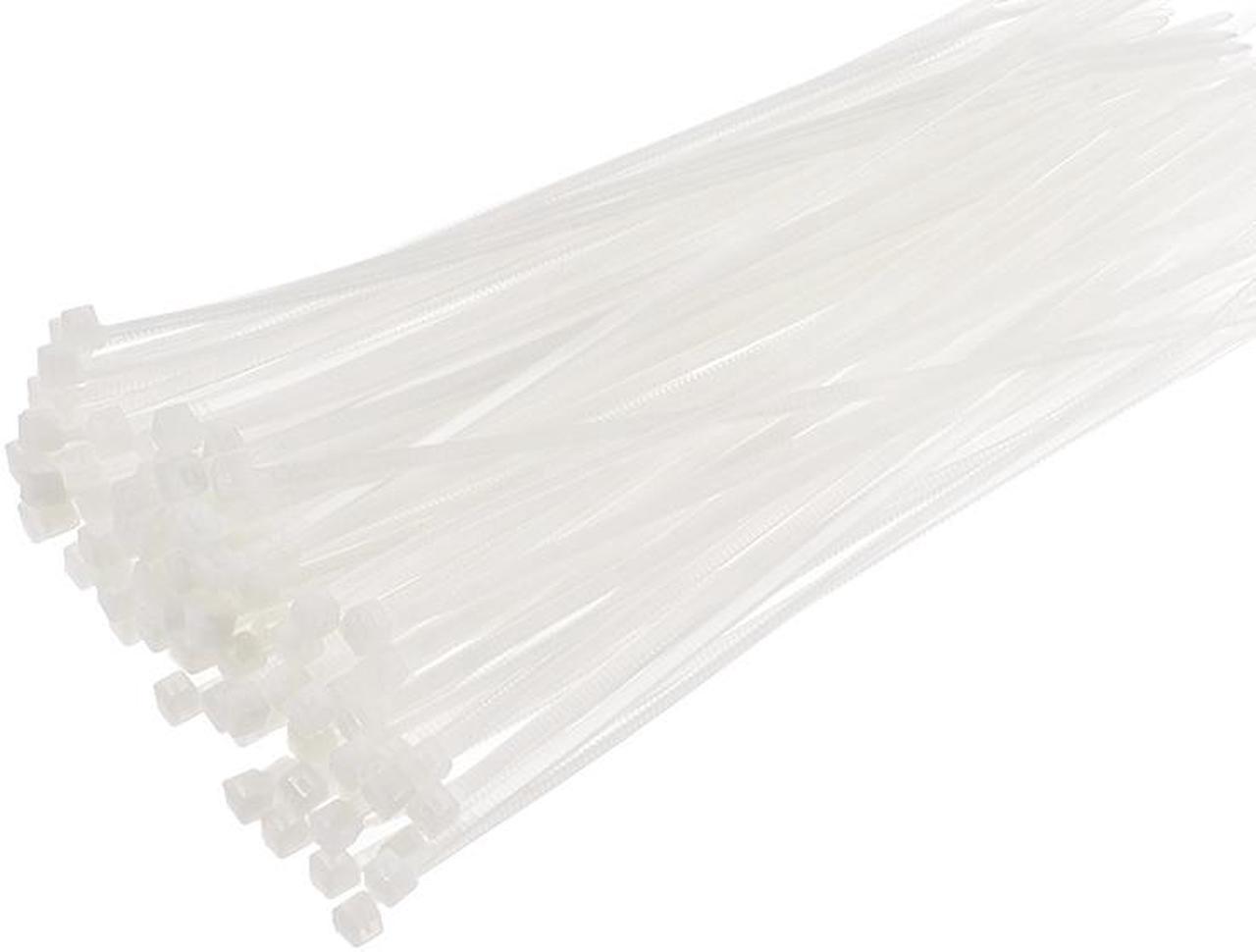 Cable Zip Ties 150mmx2.5mm Self-Locking Nylon Tie Wraps White 200pcs