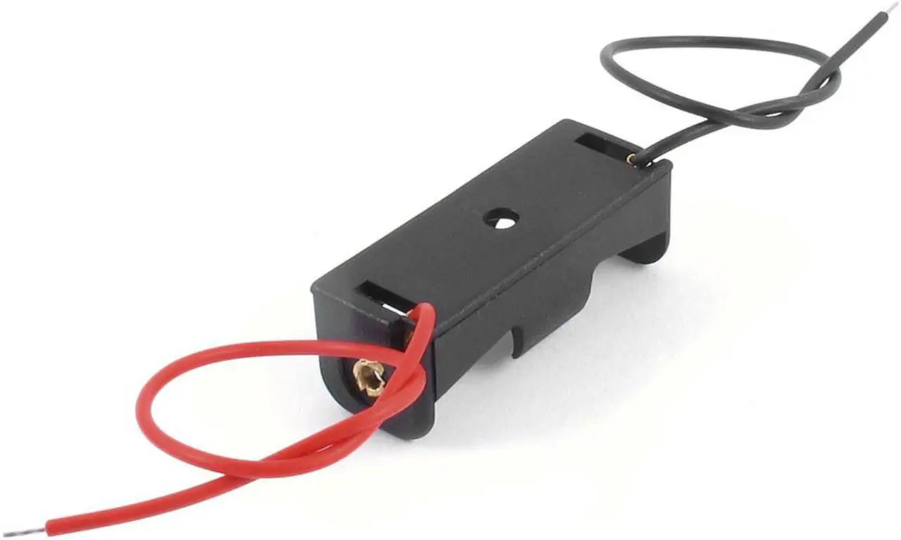 Alt view image 2 of 2 - 9 Pcs Metal Spring Clip Shell 12V 23A Battery Holder Box Case Black