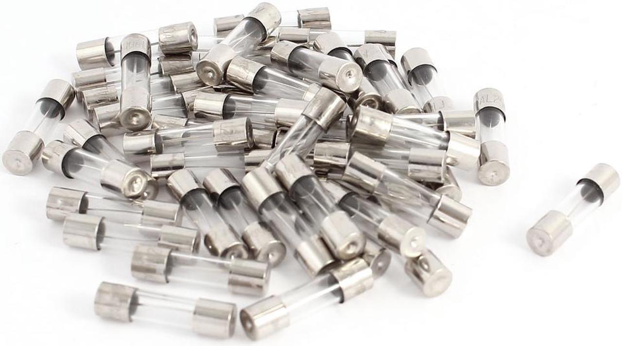 Main image of 50Pcs 250V 10A F10AL Quick Blow Glass Tube Fuses 5 x 20mm