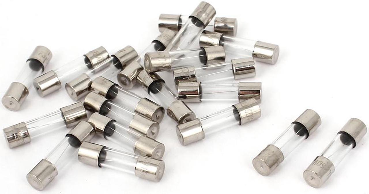 20 Pcs 5mm x 20mm Fast Blow Type Cartridge Glass Tube Fuses 250V 3.15A