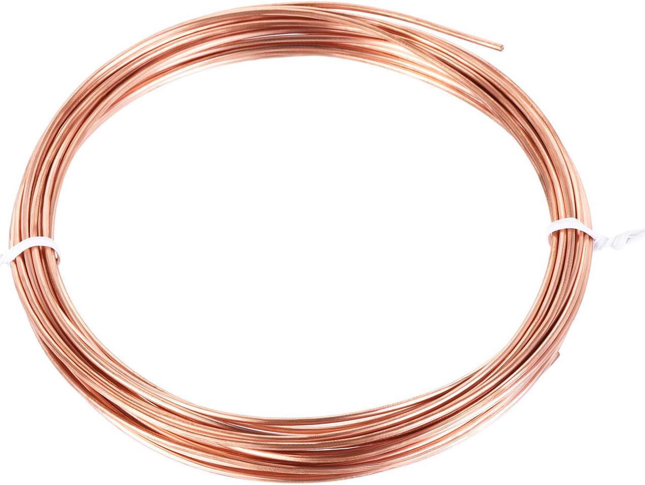 Refrigeration Tubing 1.6mm OD x 0.6mm ID x 19.5Ft Length Copper Tubing Coil