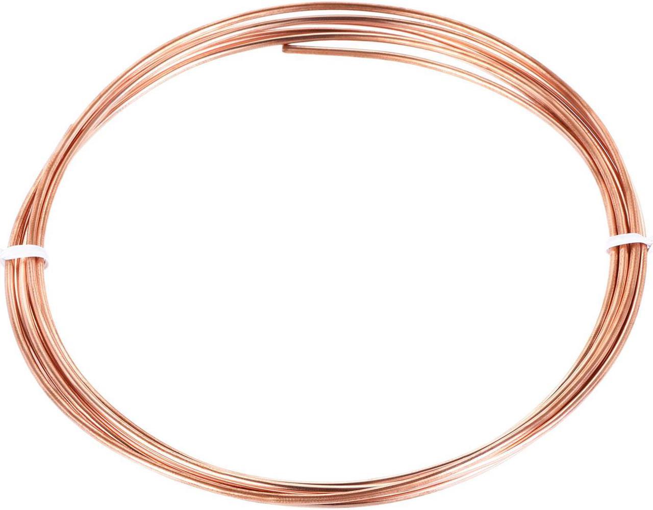 Refrigeration Tubing 9/128" OD x 1/32" ID x 6.5Ft Length Copper Tubing Coil