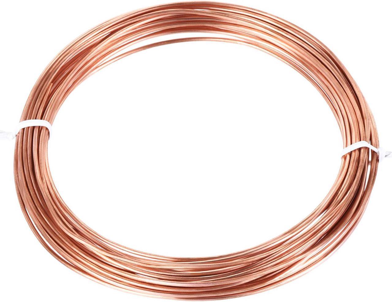 Refrigeration Tubing 1.6mm OD x 0.6mm ID x 24.5Ft Length Copper Tubing Coil