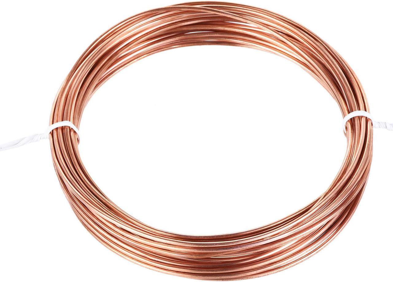 Refrigeration Tubing 1.8mm OD x 0.8mm ID x 24.5Ft Length Copper Tubing Coil