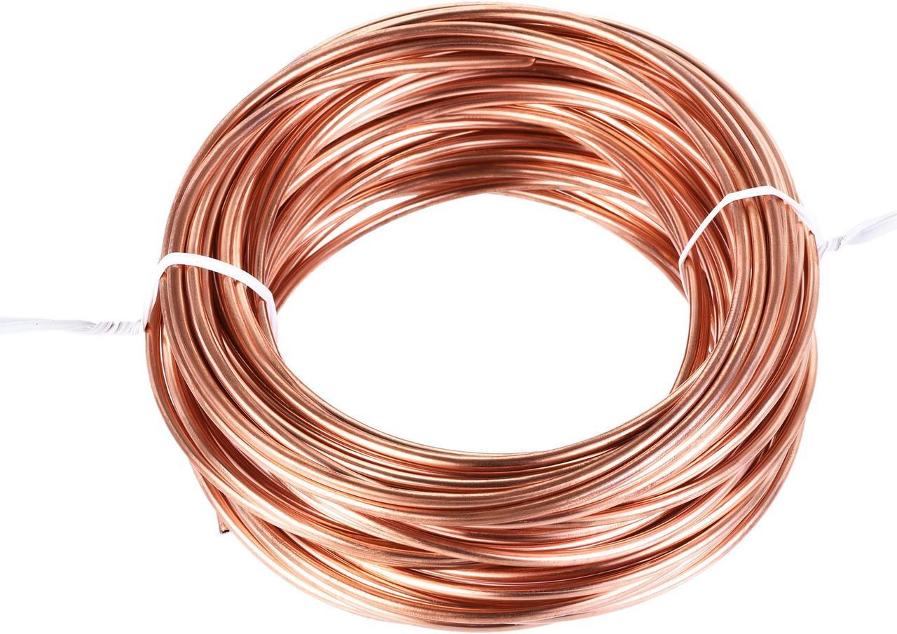 Refrigeration Tubing 3mm OD x 2mm ID x 49Ft Length Copper Tubing Coil