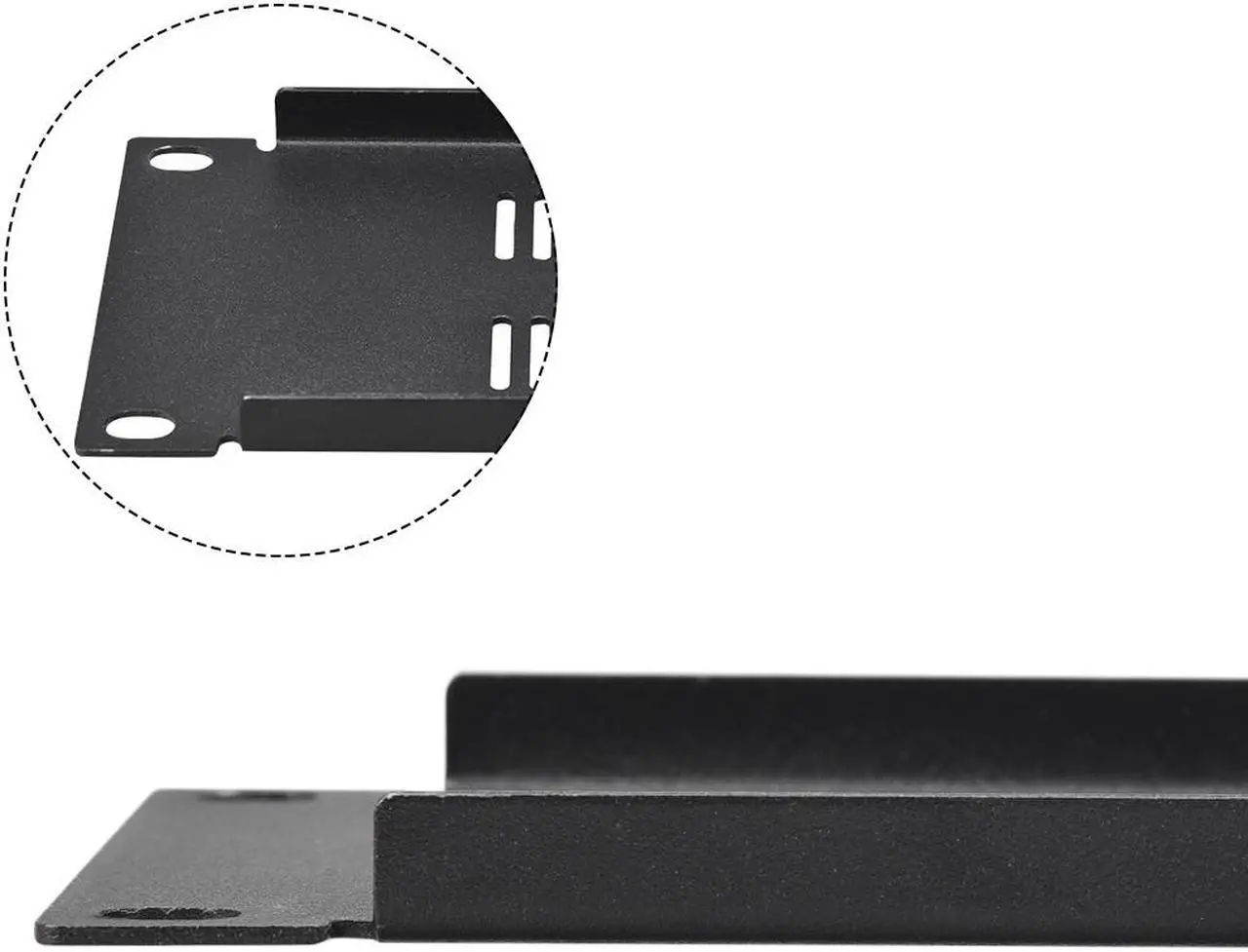 Alt view image 4 of 4 - 2U Blank Rack Mount Panel Spacer with Venting for 19-Inch Server Network Rack Enclosure or Cabinet