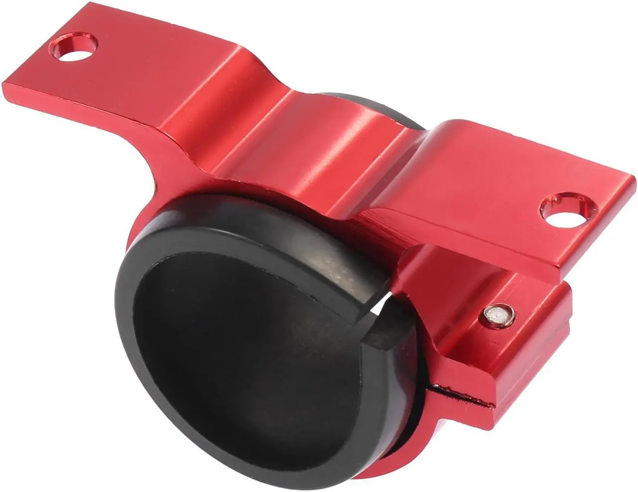 Alt view image 4 of 6 - 43mm Inner Diameter Car Fuel Pump Clamp Mounting Bracket Aluminum Alloy Red