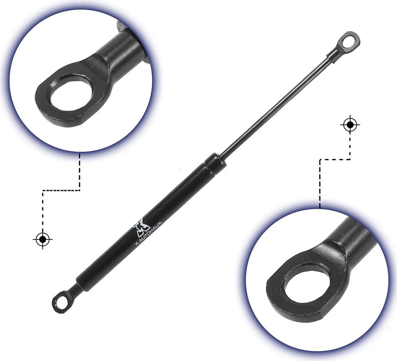 Alt view image 4 of 7 - 2pcs 12inch 40Lbs/178N Black Universal Lift Supports Struts Shocks Gas Spring for Car Boat RV