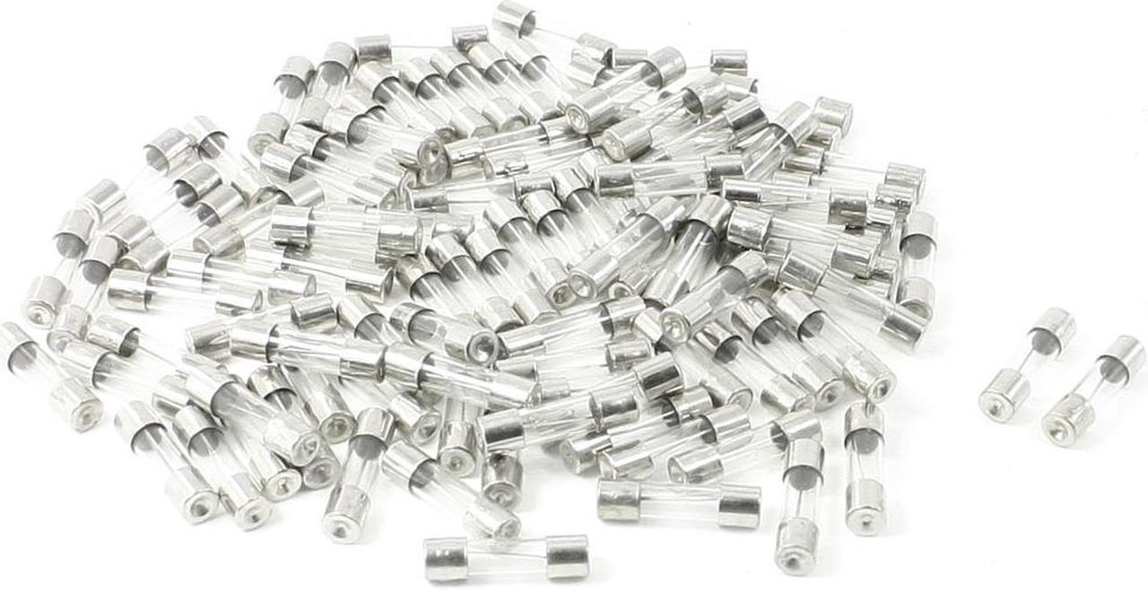 100pcs 5 x 20mm Low Breaking Fast Blow Glass Tube Fuses 250V 20A