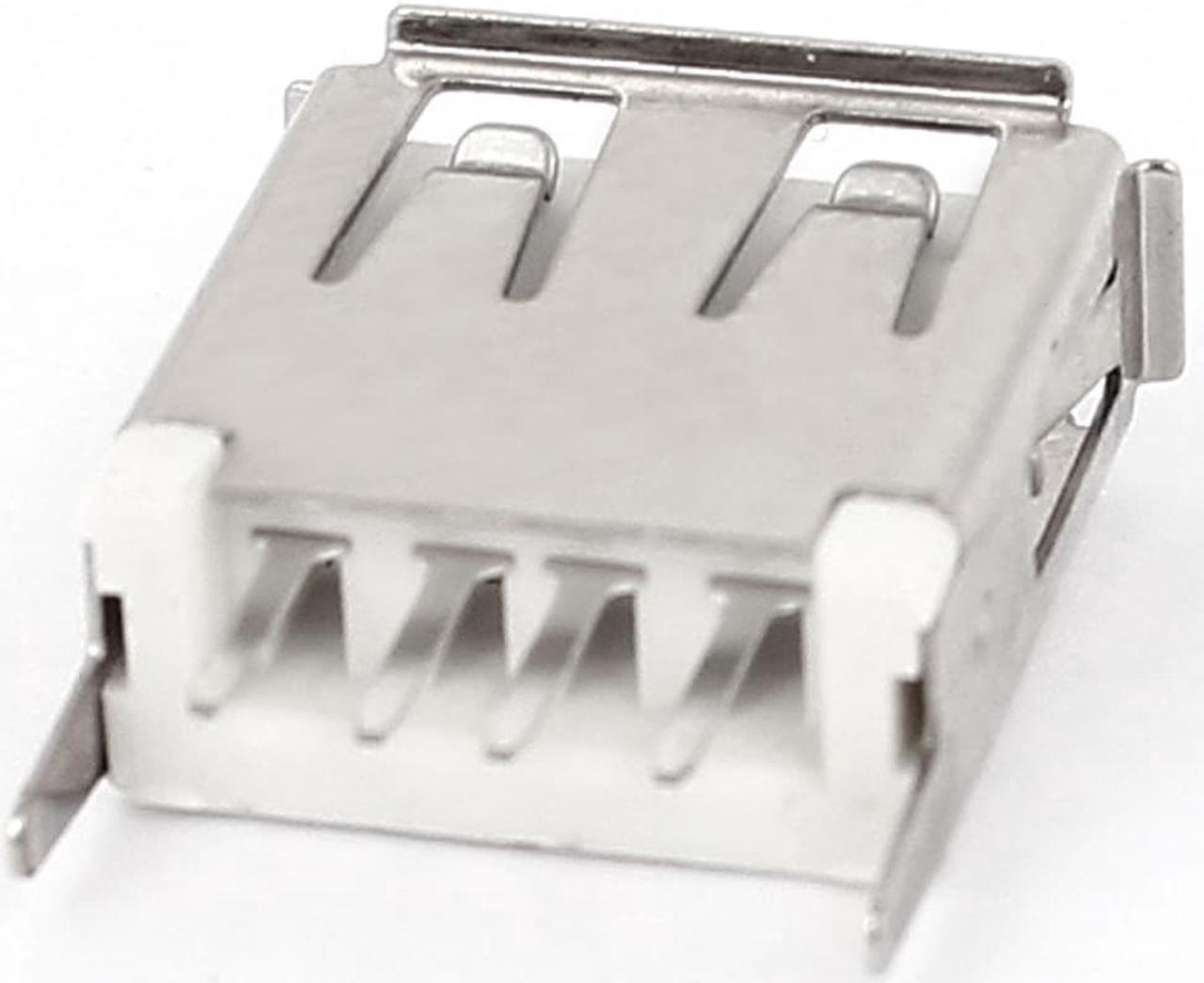 Alt view image 2 of 2 - Unique Bargains USB 2.0 Type 4 Pin A Female PC Computer Solder Board Connector Plug Port Jack