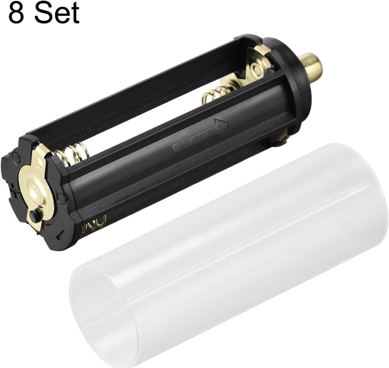 Alt view image 3 of 6 - AAA Battery 3x1.5V Storage Adapter Case,18650 Battery Holder Converter for 18650 LED Flashlight 8 Set