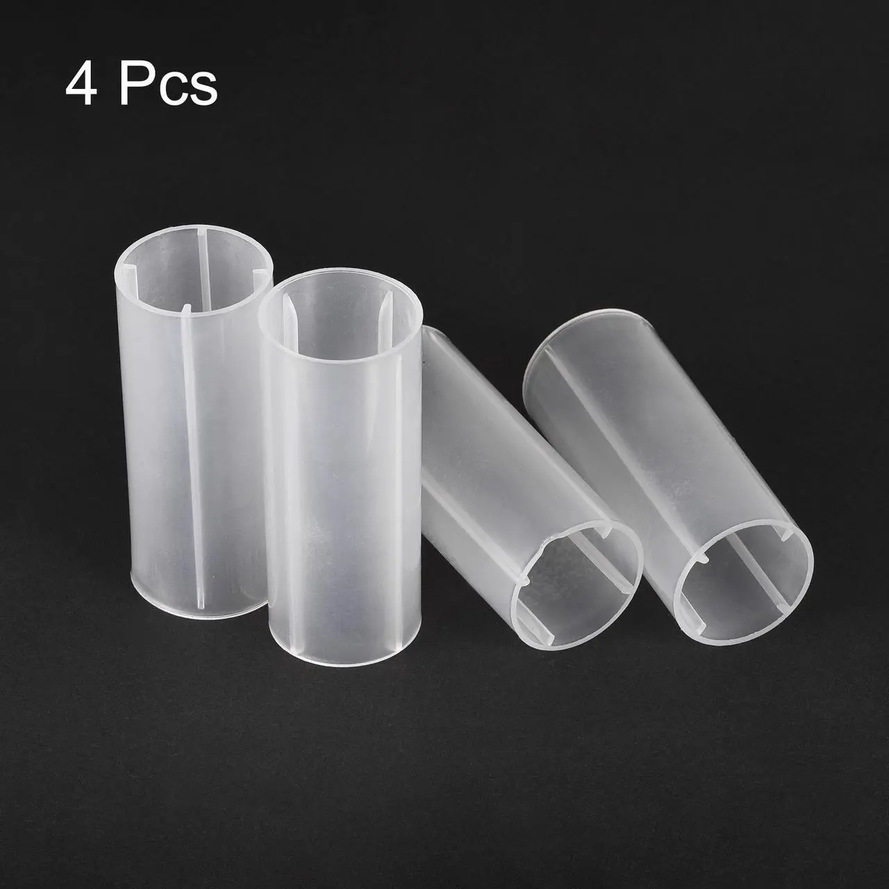 Alt view image 3 of 4 - 18650 Battery Protective Sleeve, 18650 Battery Tube Adapter, 18650 Battery Holder Converter for 18650 LED Flashlight 4 Pcs