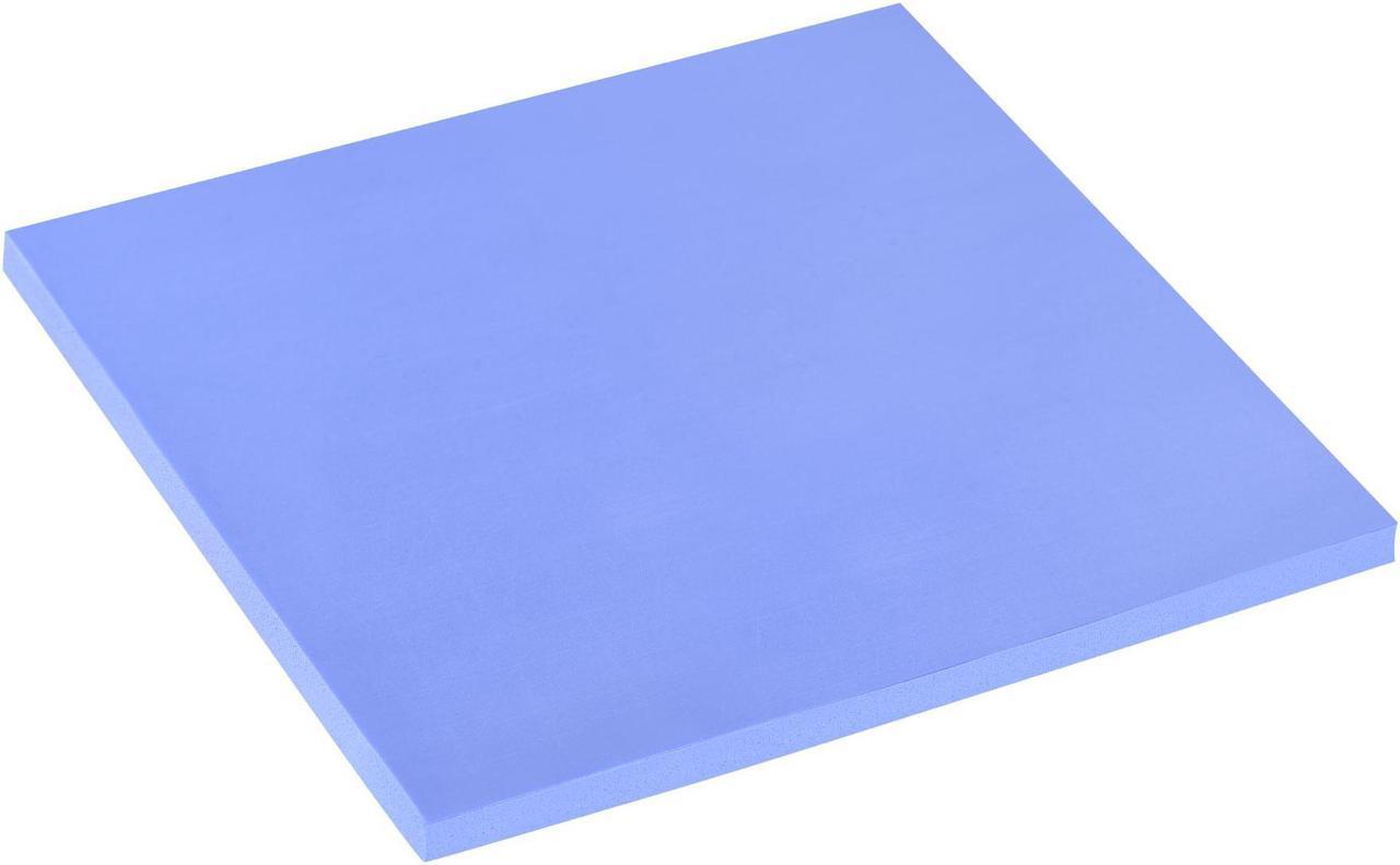 Soft Silicone Thermal Conductive Pads w Sticker100mmx100mmx4mm Heatsink for CPU Cool Blue