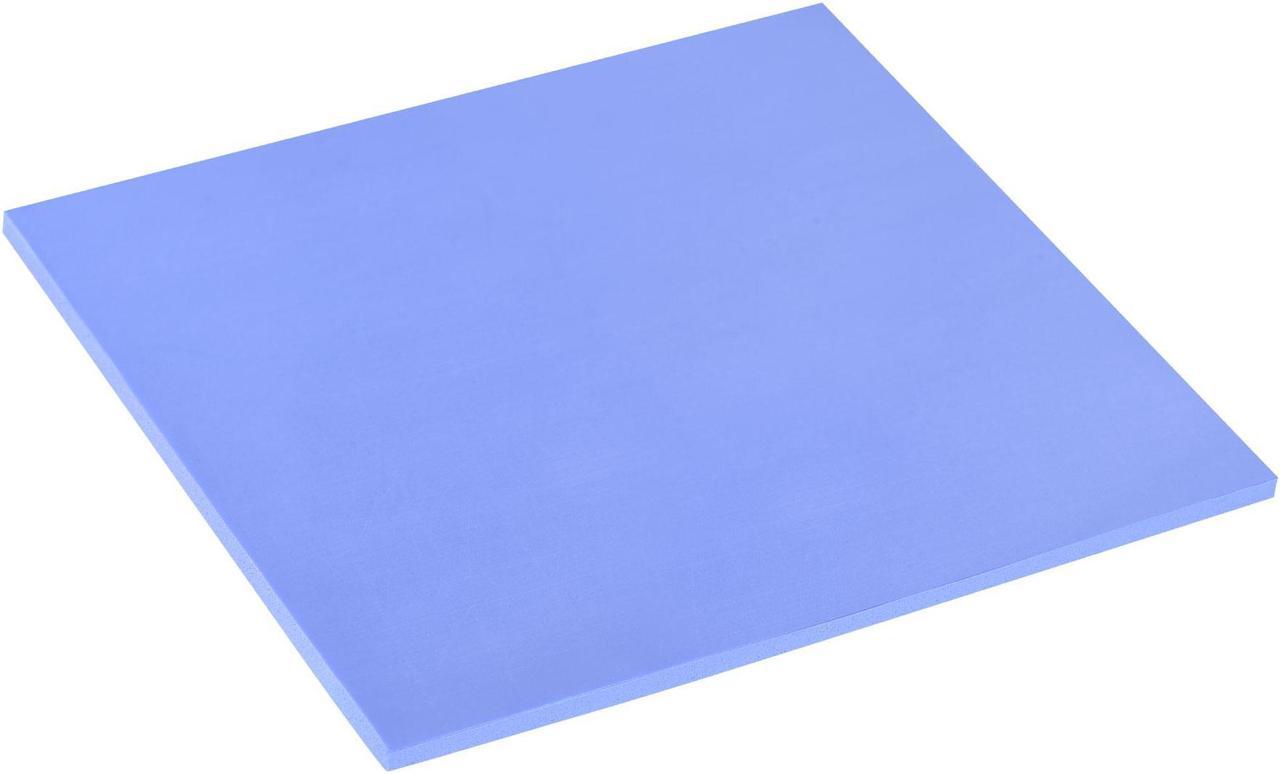 Soft Silicone Thermal Conductive Pads w Sticker100mmx100mmx1.5mm Heatsink for CPU Cool Blue