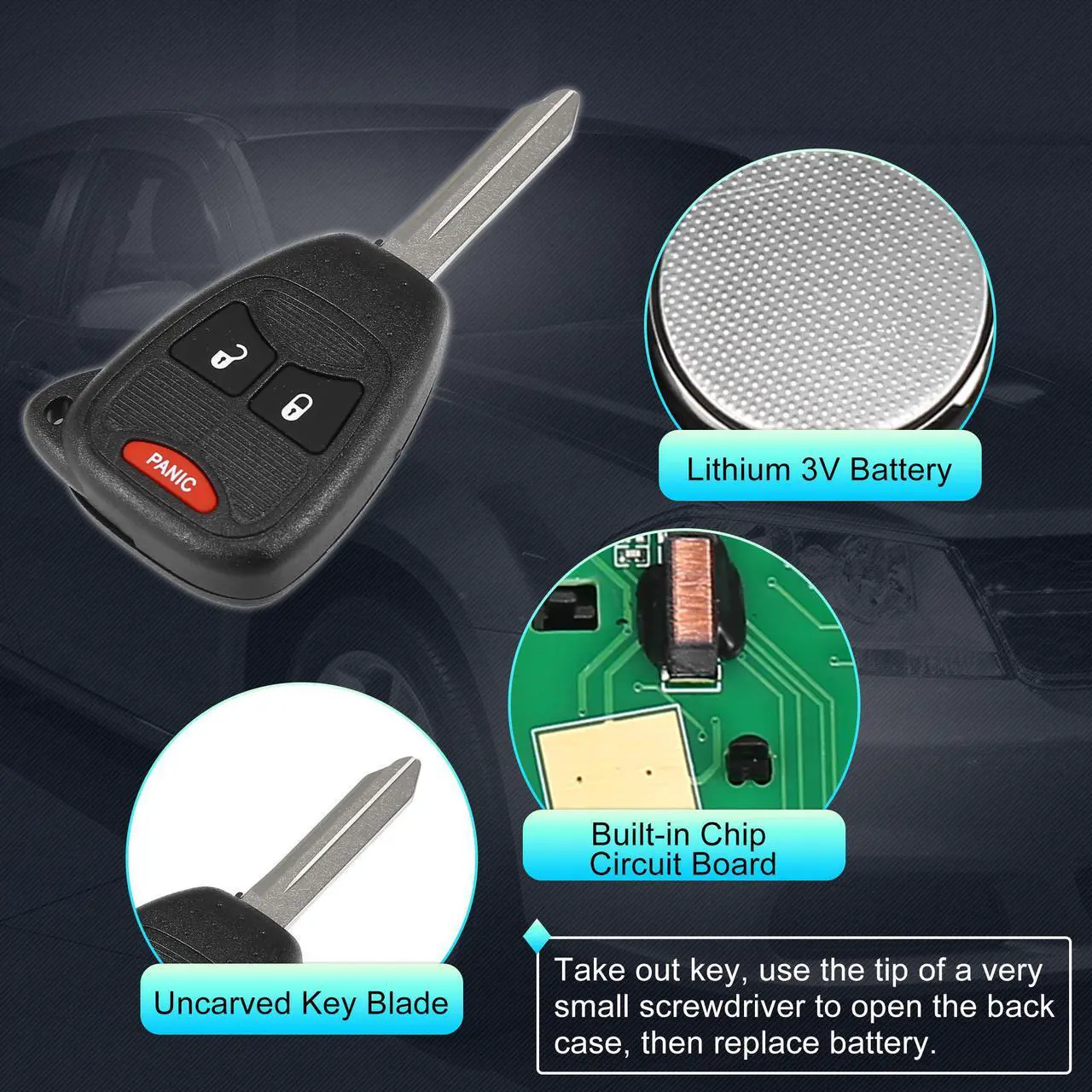 Unlocking The Mystery A Deep Dive Inside A 2014 Dodge Avenger Key Fob