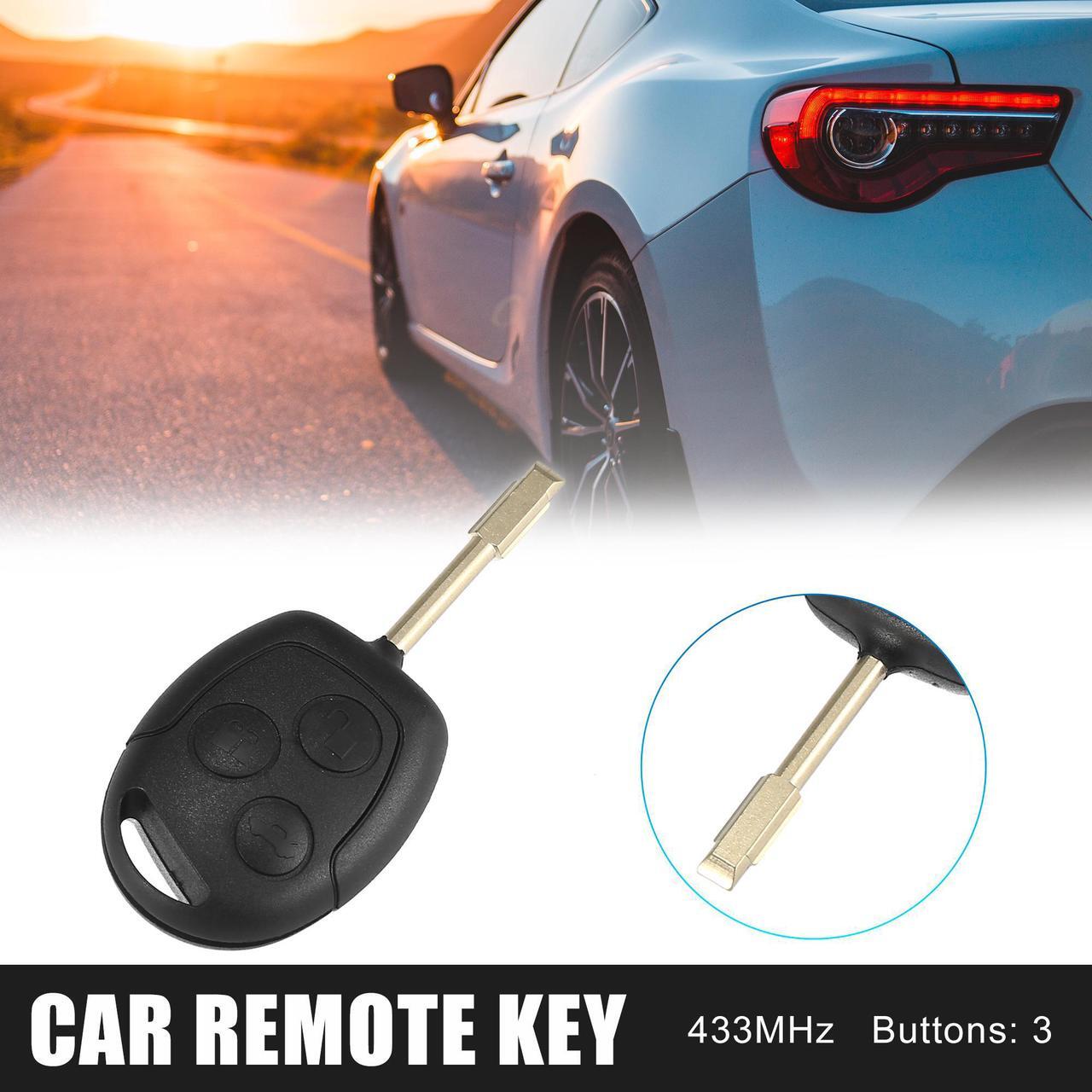 Main image of 3 Key Buttons 433MHz Fob Entry Car Remote Key Replacement for Ford Focus Fiesta Fusion Transit Connect