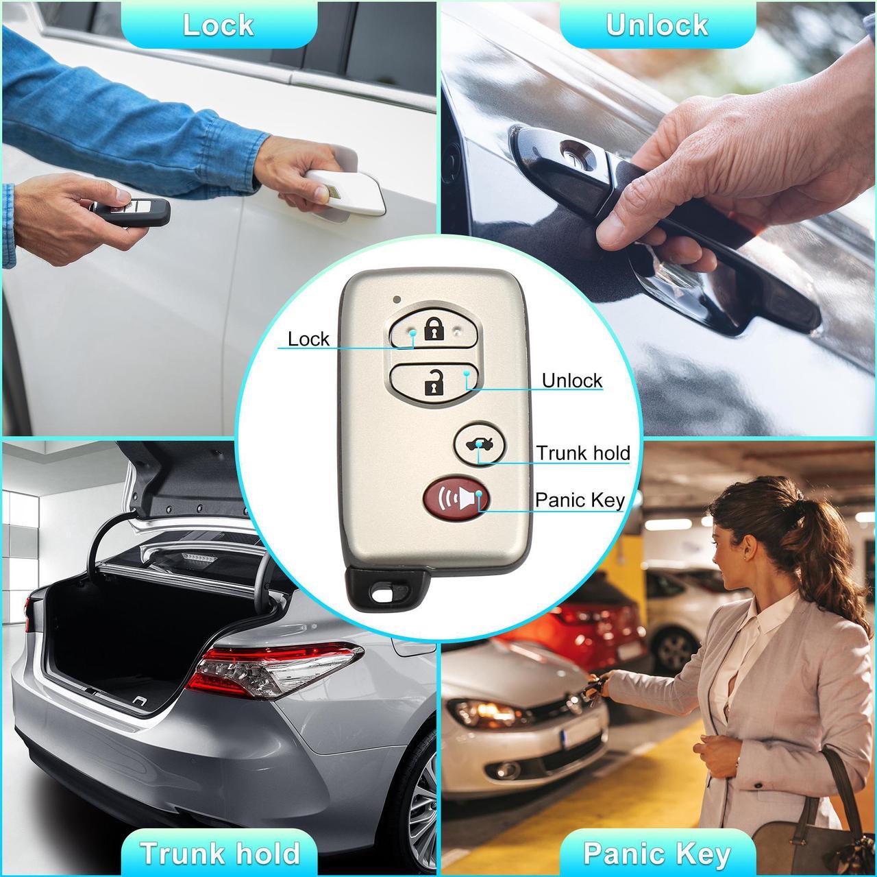 Alt view image 3 of 7 - HYQ14AAB 89904-06041 For Toyota Camry Avalon Car Keyless Entry Remote Key Fob