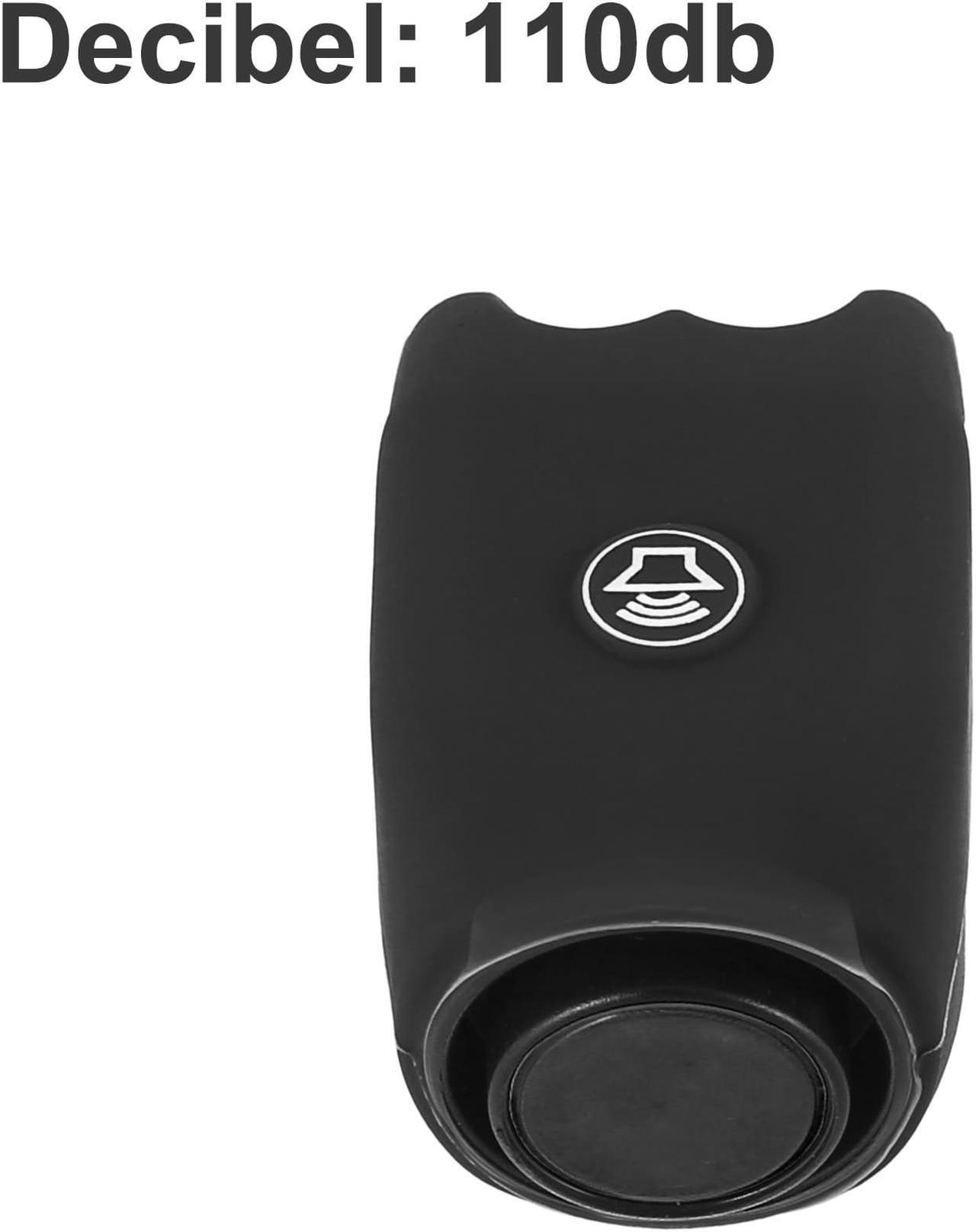 Alt view image 4 of 7 - Electric Bike Bell Cycling Bells Horn Loud Bicycle Horns Silicone for Mountain Bike Road Bike Rechargeable Black