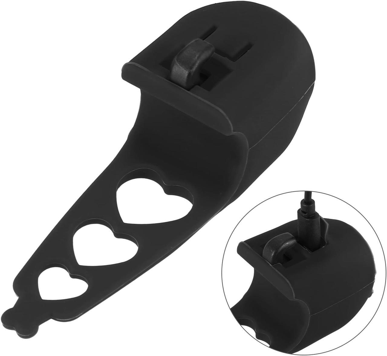 Alt view image 7 of 7 - Electric Bike Bell Cycling Bells Horn Loud Bicycle Horns Silicone for Mountain Bike Road Bike Rechargeable Black