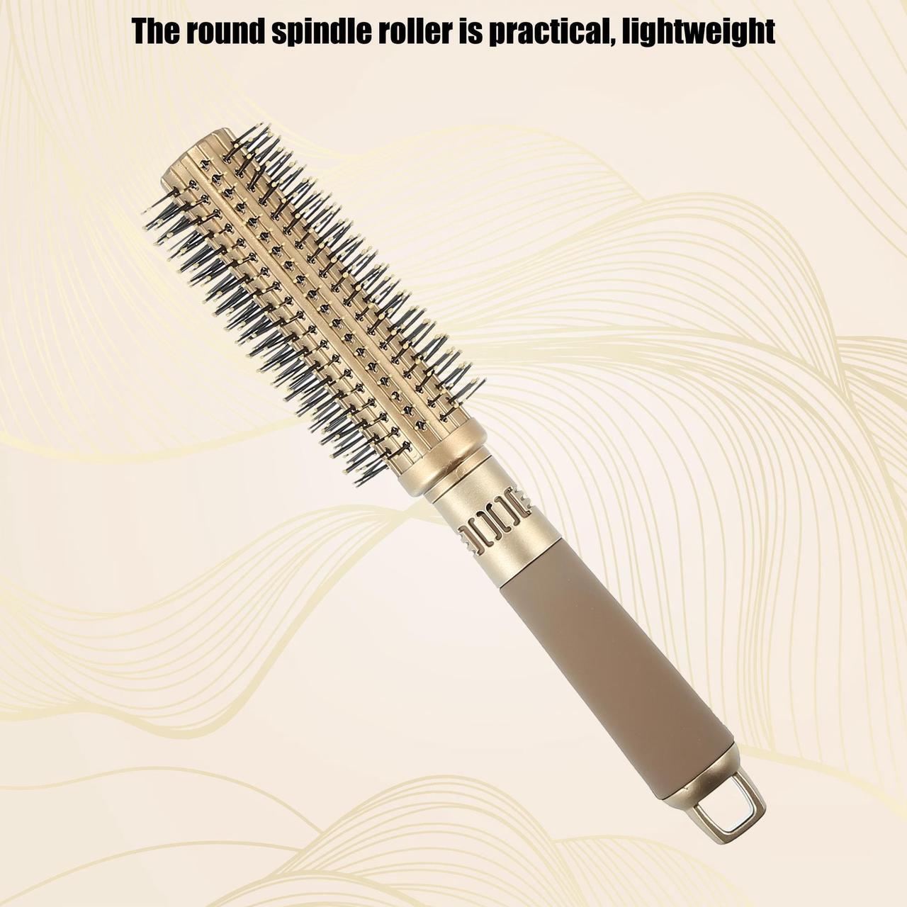 Alt view image 5 of 7 - 1 Pcs Detangling Brush, Styling Comb, for Curly Straight Wavy Hair, Barber Brush Tools, for Men and Women Black Red