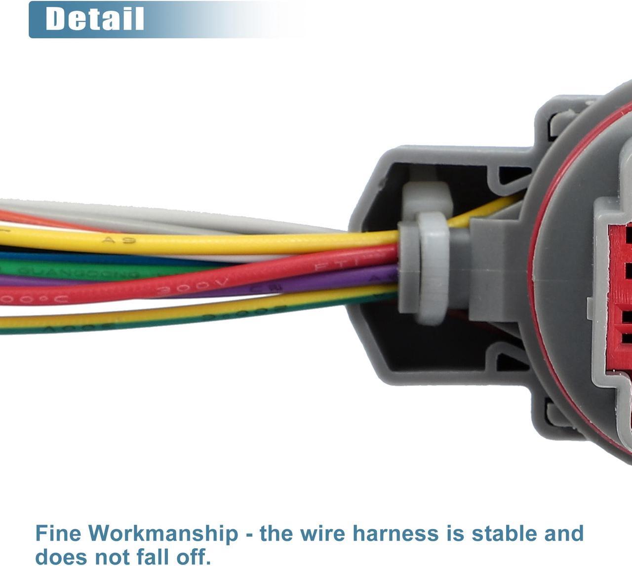 Alt view image 6 of 7 - 5R55W 5R55S 5R55N Transmission Wire Harness Pigtail Plug for Ford for Lincoln for Mazda for Mercury 2003-2015 Shift Solenoid Wire Repair Kit