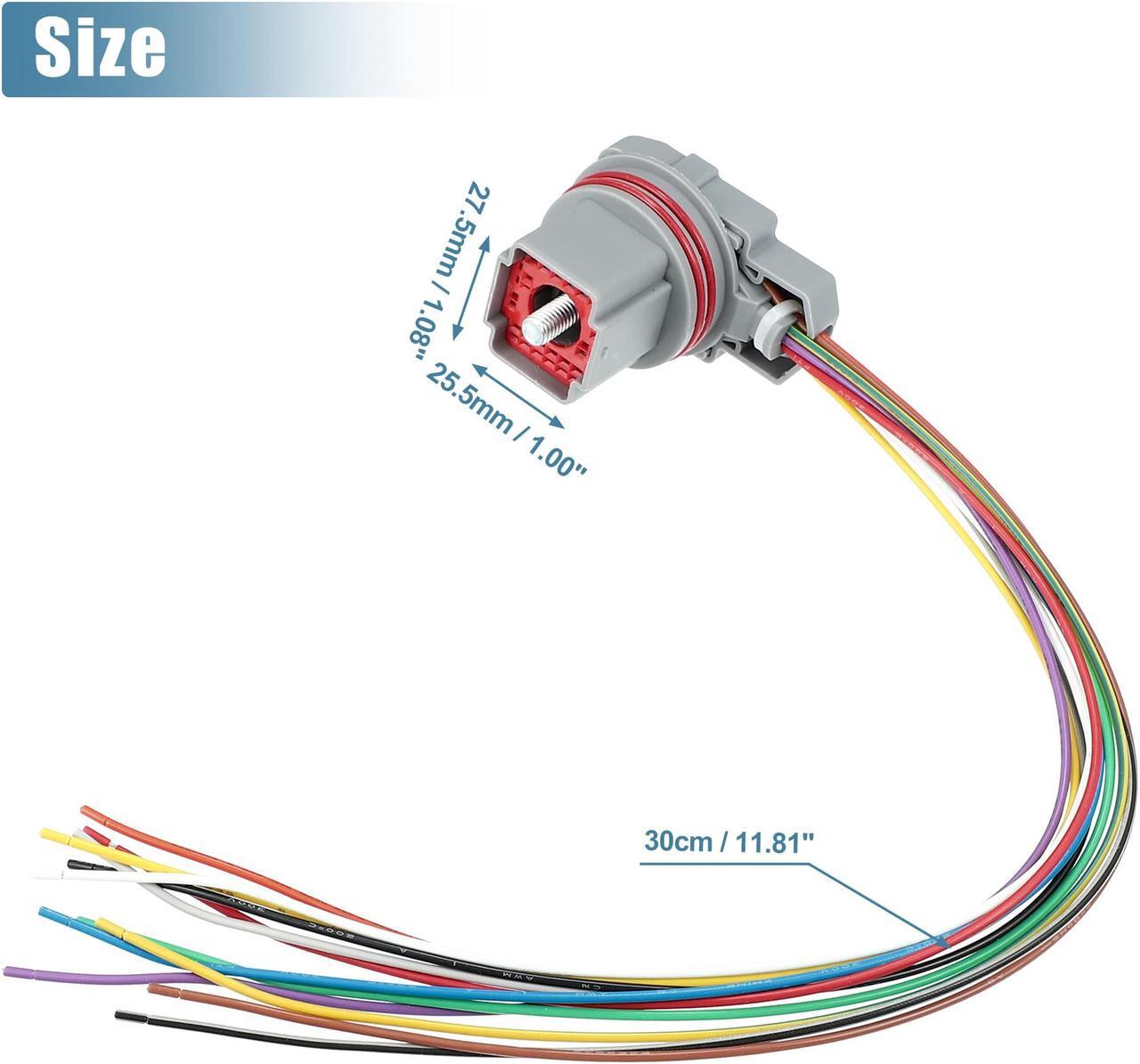 Alt view image 7 of 7 - 5R55W 5R55S 5R55N Transmission Wire Harness Pigtail Plug for Ford for Lincoln for Mazda for Mercury 2003-2015 Shift Solenoid Wire Repair Kit