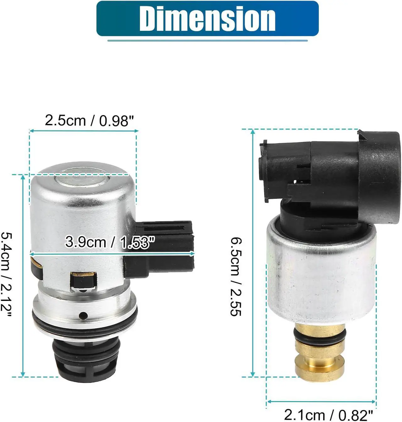 Alt view image 4 of 7 - Unique Bargains 4617210 56041403AA Transmission Pressure Sensor & Governor Pressure Solenoid Kit 42RE 44RE 46RE 47RE