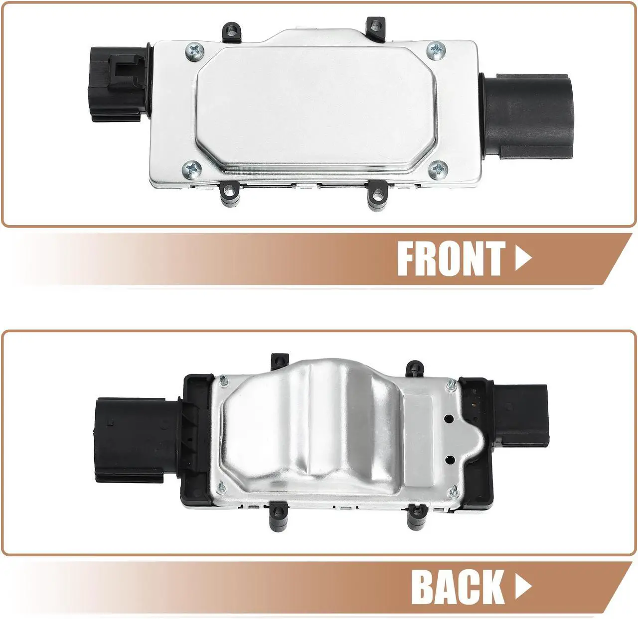 Alt view image 4 of 7 - Engine Cooling Fan Controller for Mazda 3 5 for Volvo v40 for Ford Focus Kuga Cooling Fan Control Module Fan Control Unit Replaces 1137328464 1137328567
