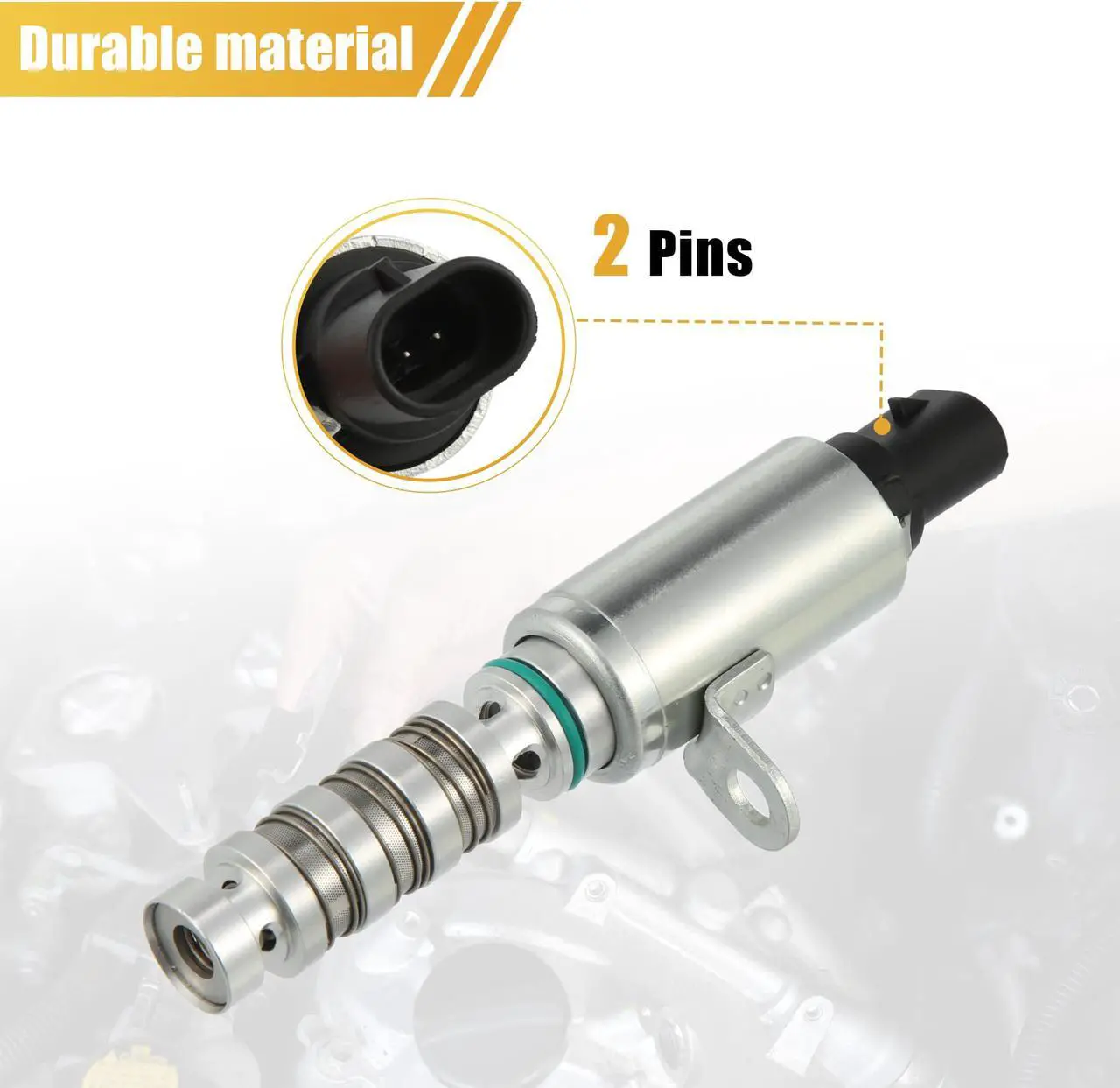 Alt view image 4 of 7 - Engine Variable Timing Oil Control Valve Solenoid 24355-2E100 for Hyundai Elantra 2011-2020 for Hyundai Elantra GT 2013-2020