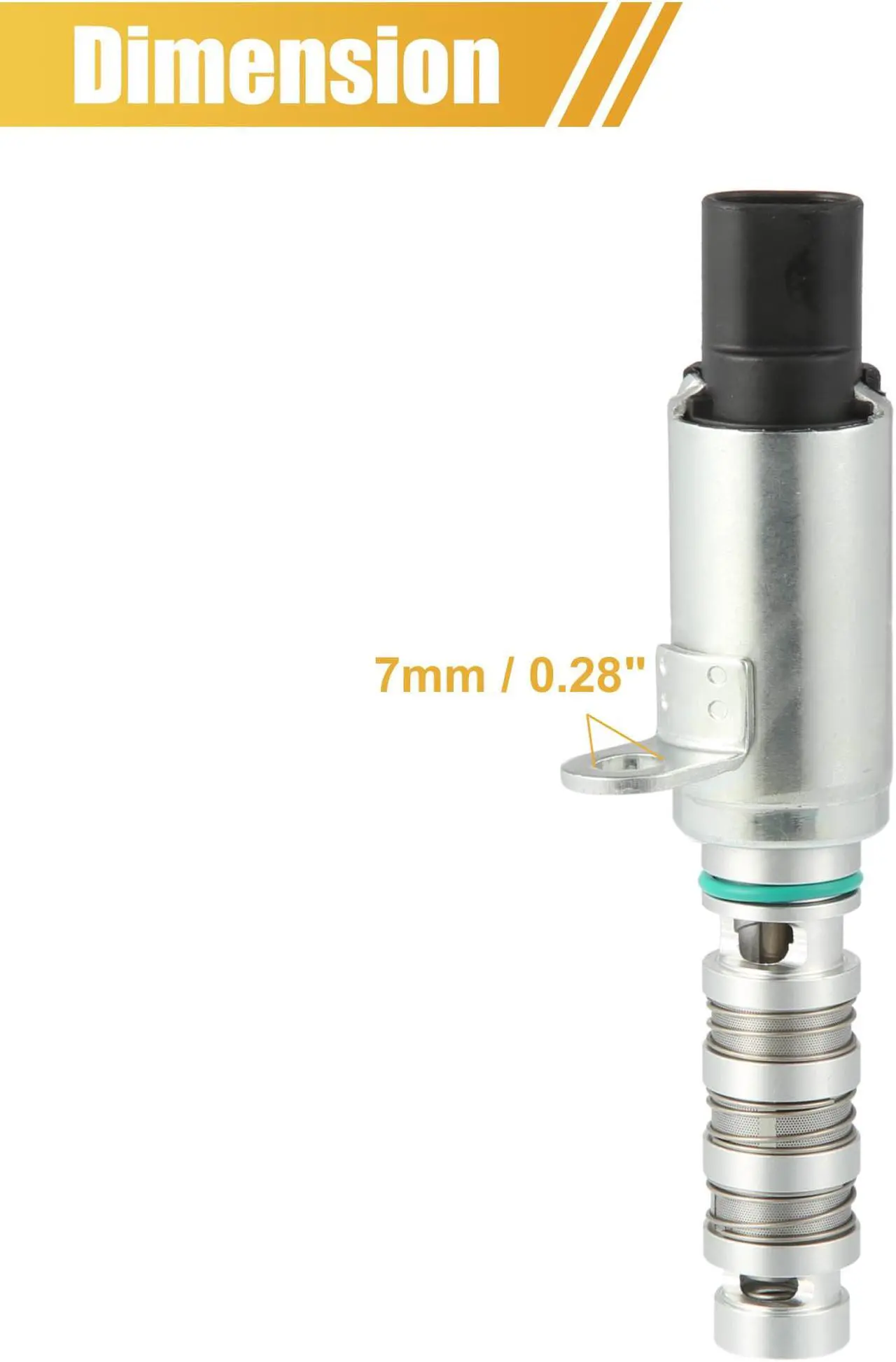 Alt view image 3 of 7 - Engine Variable Timing Oil Control Valve Solenoid 24355-2E100 for Hyundai Elantra 2011-2020 for Hyundai Elantra GT 2013-2020