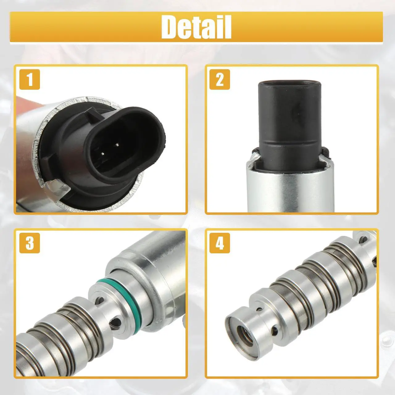 Alt view image 7 of 7 - Engine Variable Timing Oil Control Valve Solenoid 24355-2E100 for Hyundai Elantra 2011-2020 for Hyundai Elantra GT 2013-2020