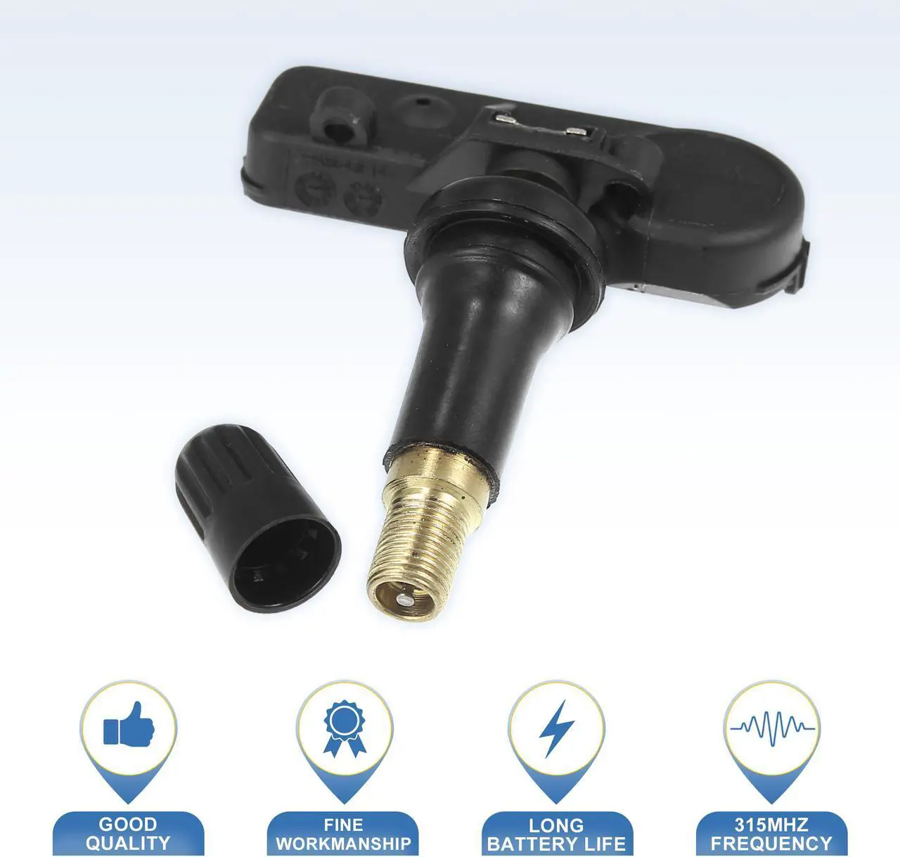 Alt view image 3 of 6 - 4pcs 9L3Z-1A189-A Tire Pressure Monitoring System Sensor TPMS Sensor 315MHz for Ford