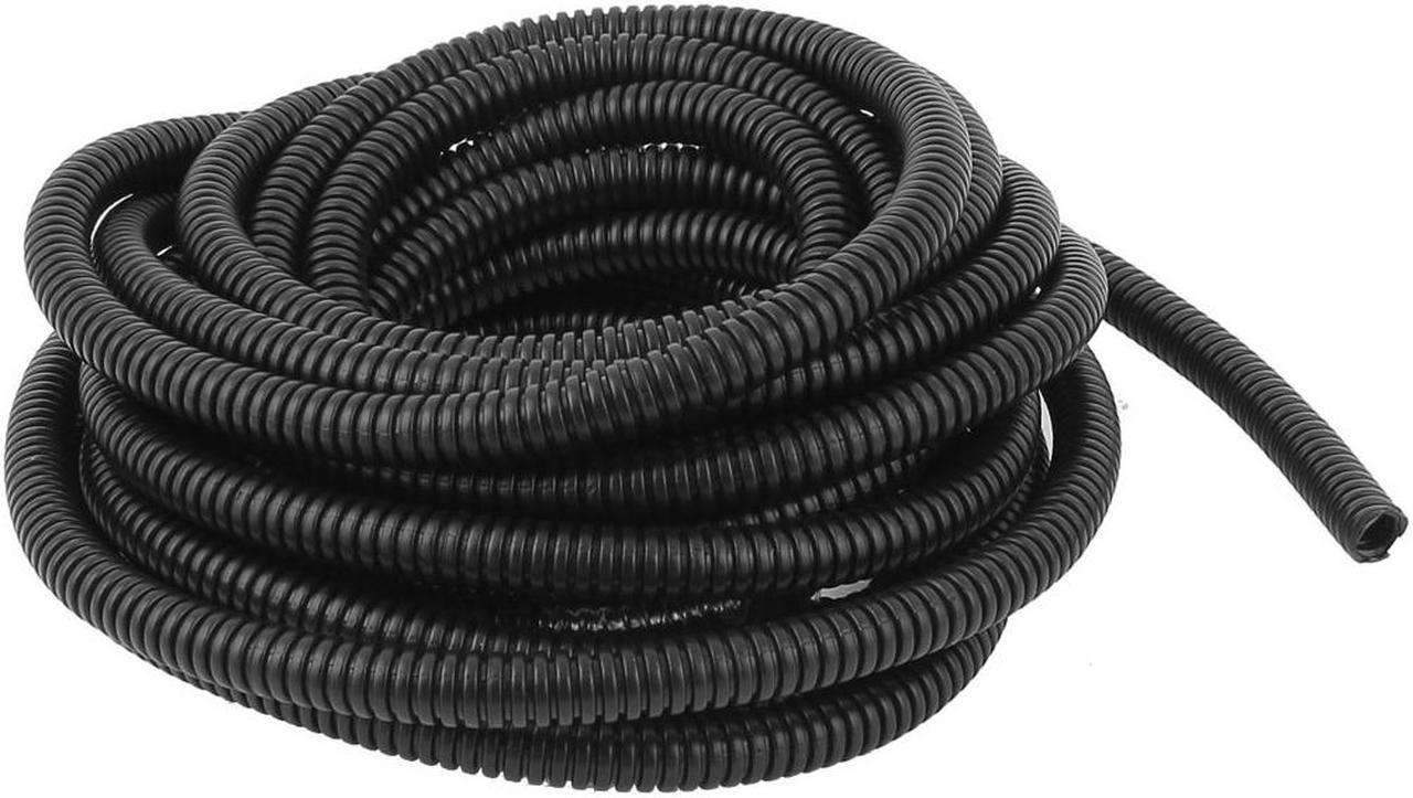 5.8M 7mm x 10mm Polypropylene Flexible Electric Wire Conduit Corrugated Tubing