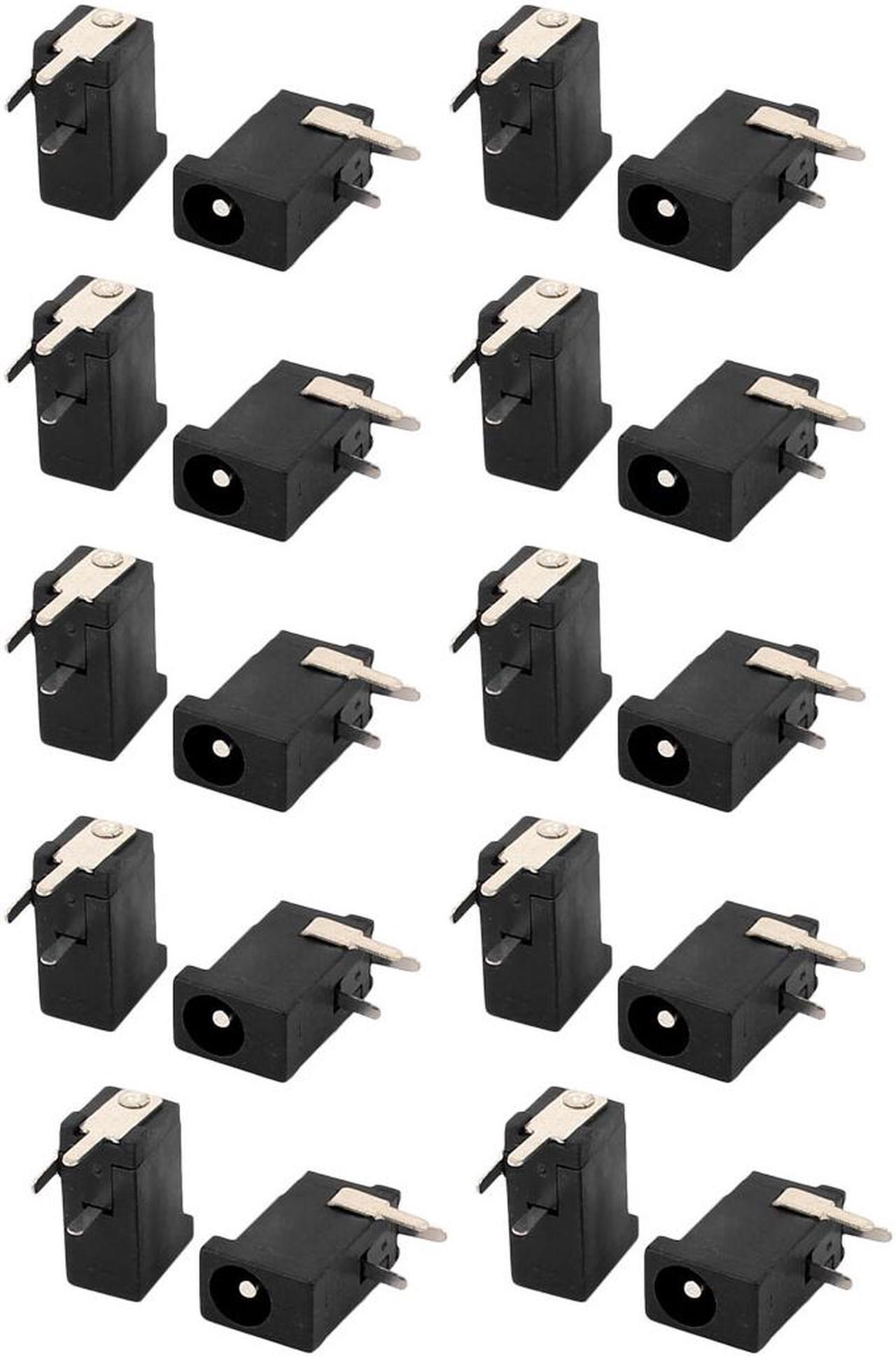 Main image of 20pcs 3 Pin PCB Mount 3.5x1.1mm Female DC Power Jack Socket Connector DC-002