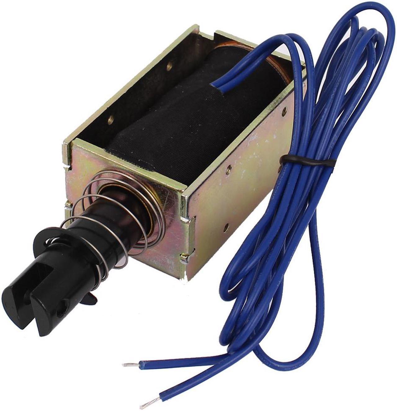 a14052300ux1091 Stroke Pull Type Open Frame Solenoid Electromagnet, DC 24V, 0.8 A, 70N Force, 20 mm