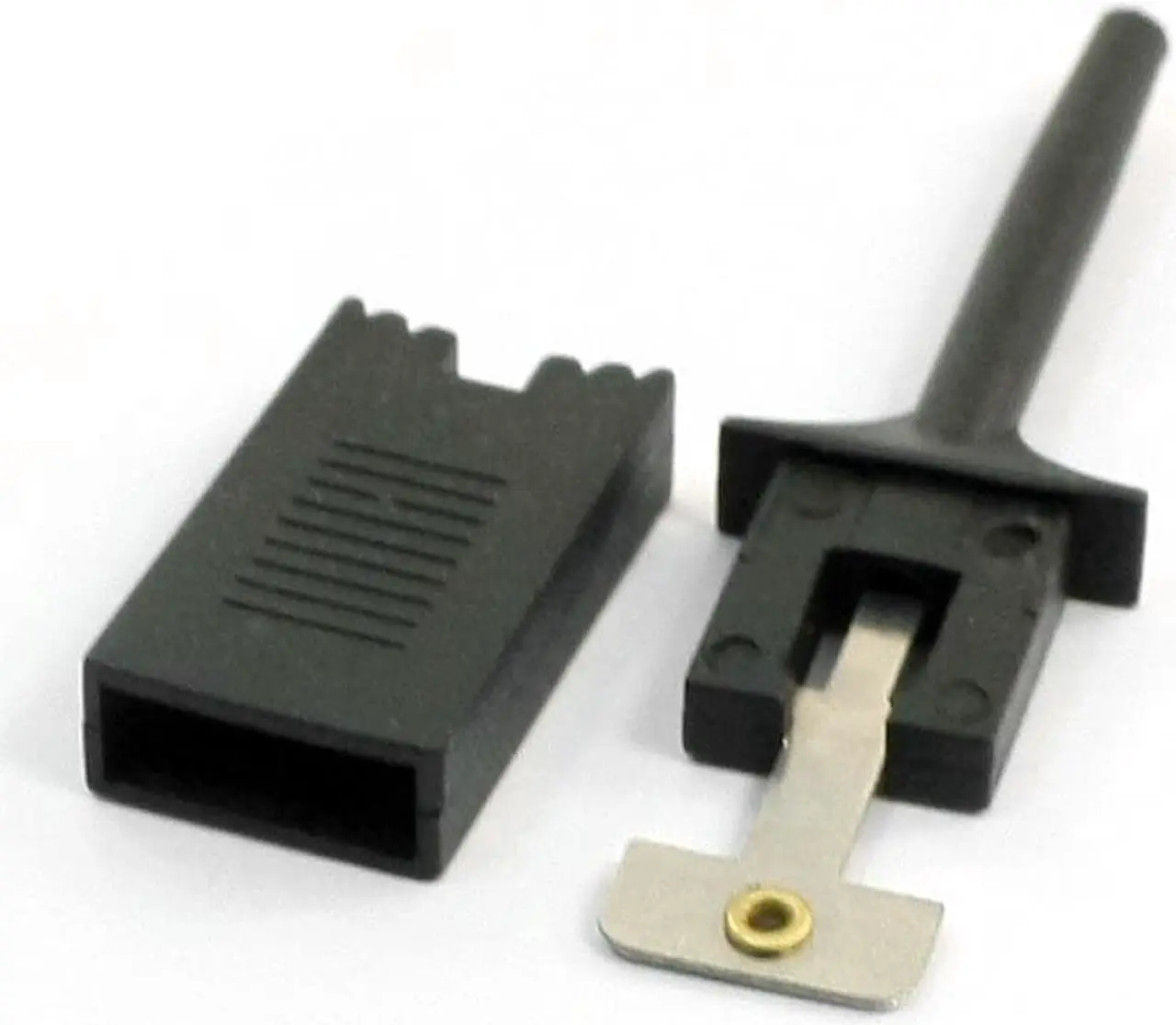 Alt view image 2 of 2 - PCB SMD IC Colored Dual Hook Flat Test Clip Grabber Probe 6 Pair for Multimeter