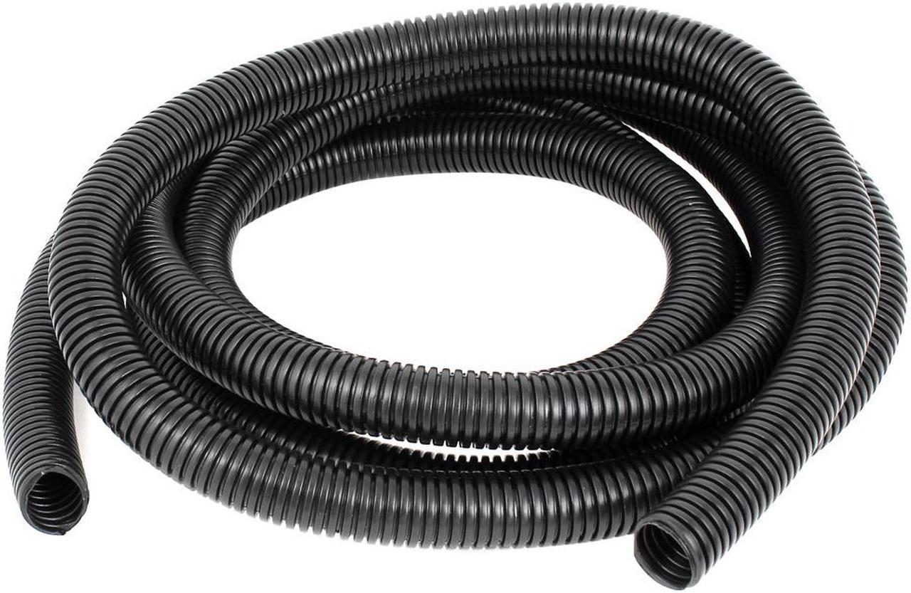 Unique Bargains Plastic 25mm Outer Dia Flexible Corrugated Conduit Tube Pipe Hose Tubing 3.7M