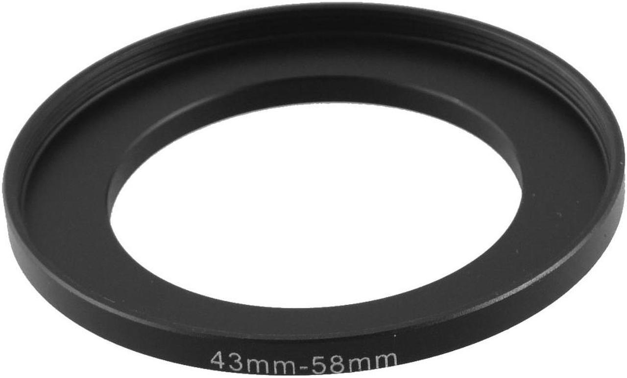 Unique Bargains Camera Lens Filter Step Up Ring 43mm-58mm Adapter Black Sphlm