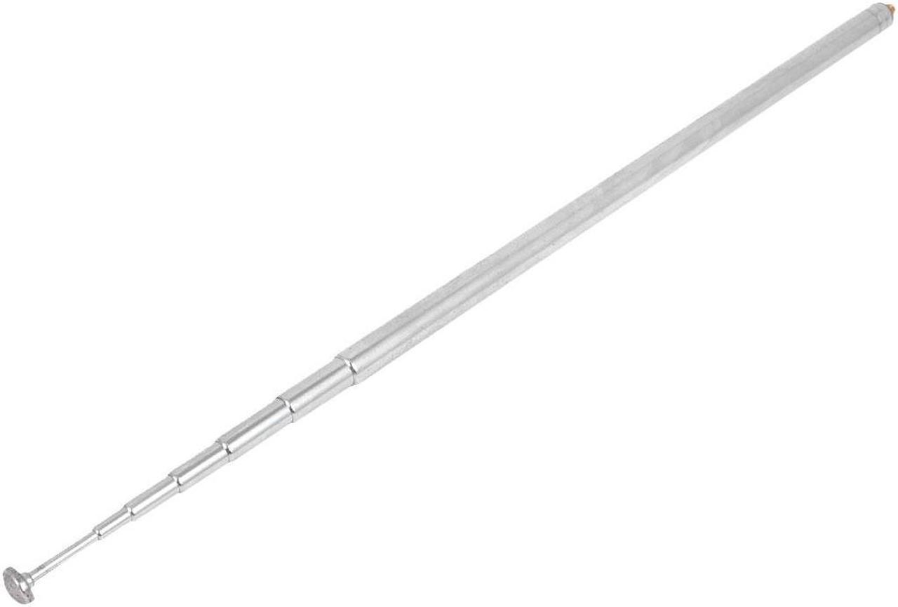 Unique Bargains 110cm Length 7 Sections Telescopic Antenna Replacement for FM Radio TV