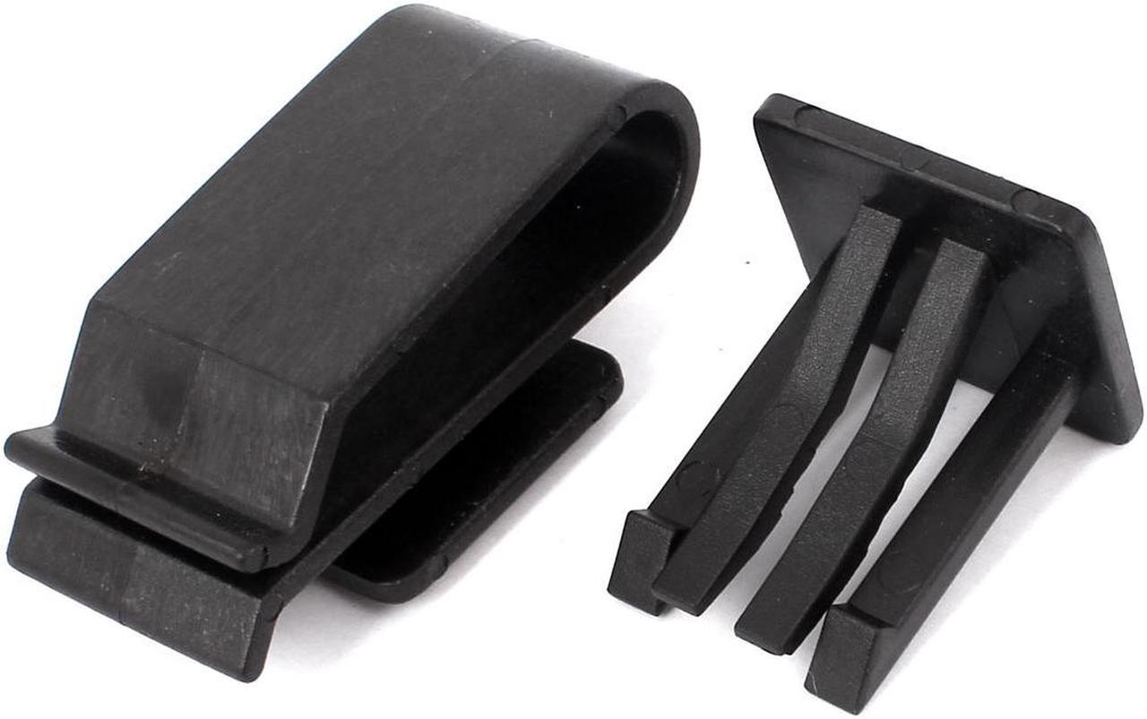 Alt view image 3 of 3 - Portable Plastic Rectangle Designed Smokeless Ashtray for Car, with Blue LED Light, Black