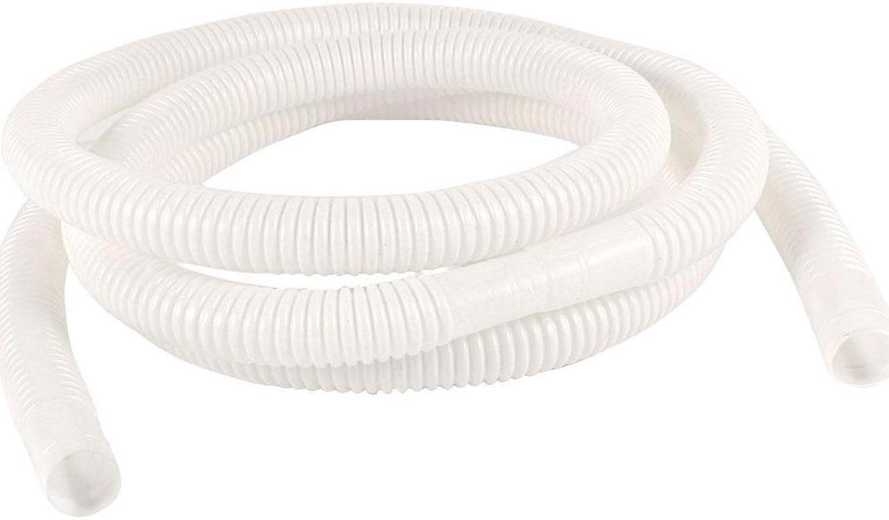 Plastic Drain Hose Pipe for Air Conditioner 2m 6.56ft 16mm x 17mm White