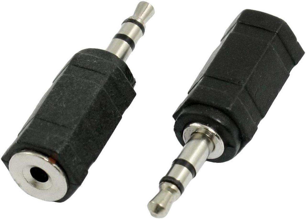 Unique Bargains 2 Pcs 3.5mm Male Plug to 2.5mm Female Jack Audio Adapter Converterr