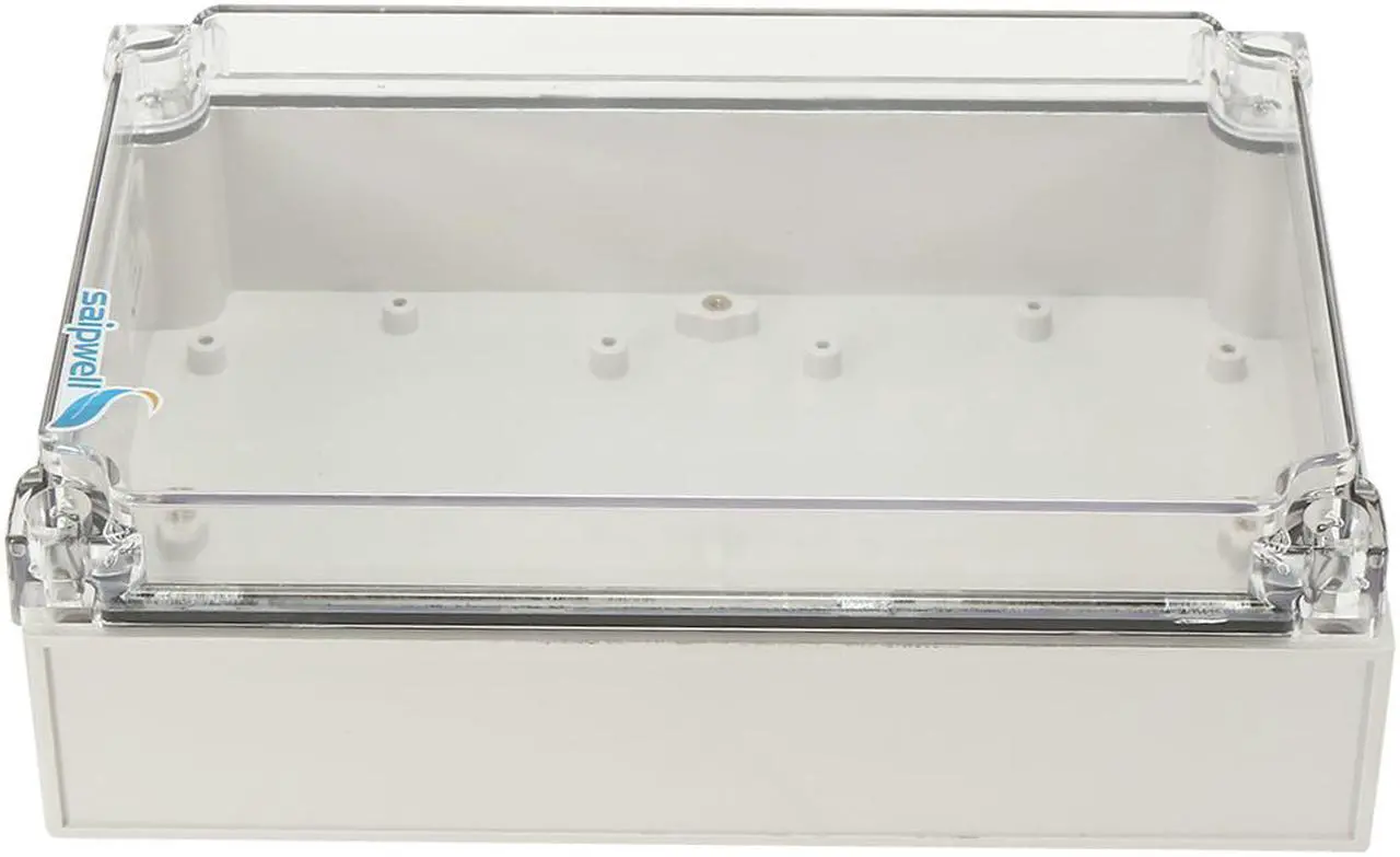 Alt view image 3 of 5 - 6.9"x9.8"x2.9"ABS Waterproof Junction Box Universal Project Enclosure w PC Cover