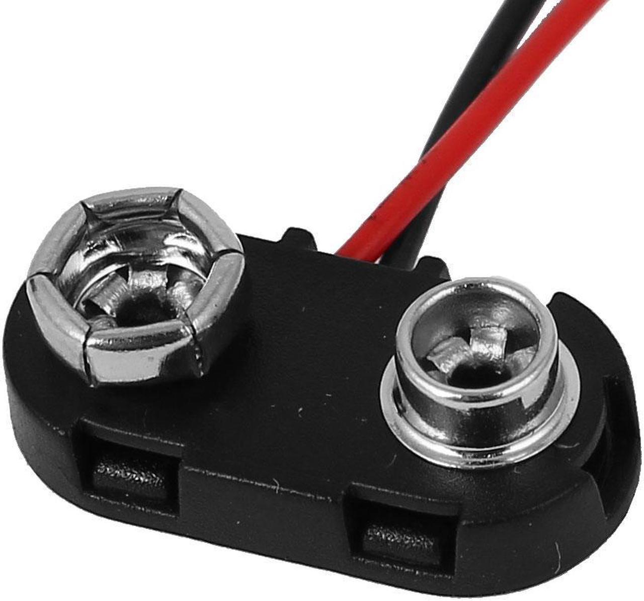 Alt view image 3 of 4 - 10pcs Wire Connect 9V Battery Clip Connectors Cell Holder Buckle Leads 15cm 6F22