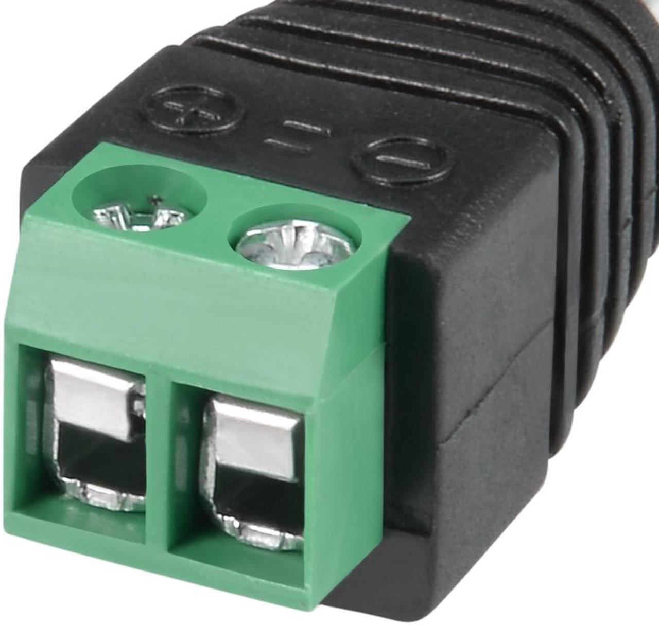 Alt view image 2 of 4 - Unique Bargains 6Pcs RCA Female Male Connector to AV 2-Screw Terminal Block Audio Video Adapter CCTV