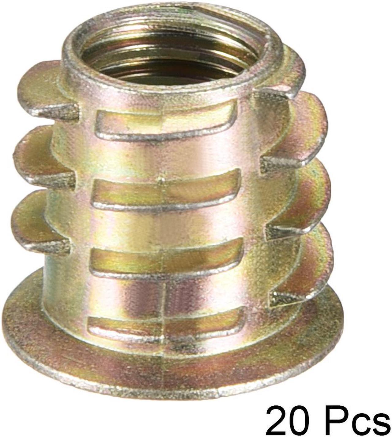 Alt view image 2 of 4 - Threaded Insert Nuts Zinc Alloy Hex Socket M10 Internal Thread 15mm Length 20pcs