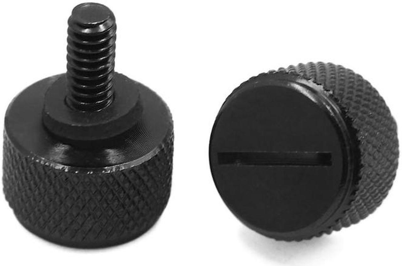 2pcs Black 6mm Thread Diameter Motorcycle Seat Bolt Screw for Harley Davidson