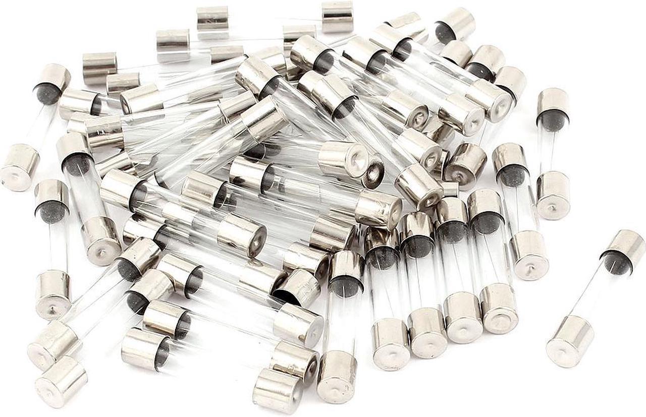 250V 15A Fast Acting Quick Blow Glass Tube Fuses 6mm x 30mm 50 Pcs