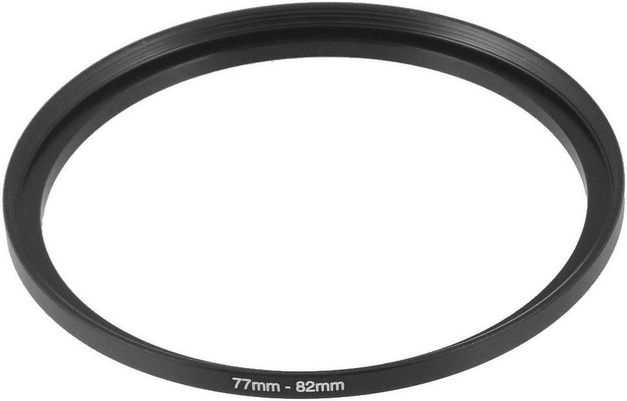 Unique Bargains Camera Lens Filter Step Up Ring 77mm-82mm Adapter Black