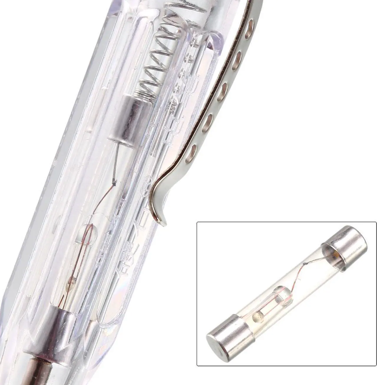 Alt view image 3 of 4 - Voltage Tester, Slotted Screwdriver Electric Pen Circuit Test Electroprobe, AC100-500V 3mm Slot 10pcs